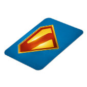 Superman Golden S Shield Brillianz Magnet (Linke Seite)