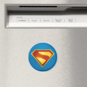 Superman Golden S Shield Brillianz Magnet (In Situ (Geschirrspüler))