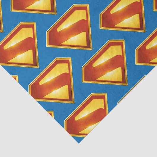 Superman Golden S Shield Brillianz Seidenpapier (Ausschnitt)