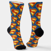 Superman Golden S Shield Brillianz Socken (Gewinkelt)