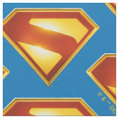 Superman Golden S Shield Brillianz Stoff (Nahaufnahme)