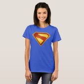 Superman Golden S Shield Brillianz T-Shirt (Vorne ganz)