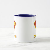 Superman Golden S Shield Brillianz Tasse (Zentrum)