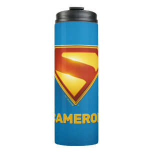 Superman Golden S Shield Brillianz Thermosbecher