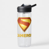 Superman Golden S Shield Brillianz Trinkflasche (Links)