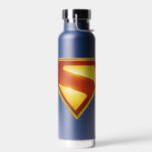 Superman Golden S Shield Brillianz Trinkflasche (Links)