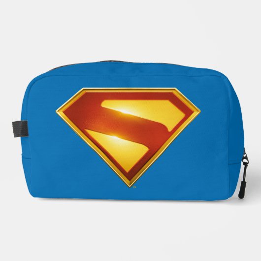 Superman Golden S Shield Brillianz Waschbeutel (Vorderseite)