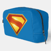 Superman Golden S Shield Brillianz Waschbeutel (Rechte Ecke)