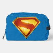 Superman Golden S Shield Brillianz Waschbeutel (Rückseite)