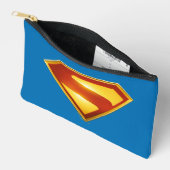 Superman Golden S Shield Brillianz Zubehörtasche (Offen)