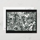 Superman Gray Collage Postkarte (Vorne/Hinten)