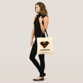 Superman | Halloween-Inspiriertes Logo Tragetasche (Vorderseite (Model))