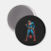 Superman - Hand in Faust Magnet (Vorderseite/Rückseite)