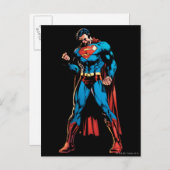 Superman - Hand in fist Postkarte (Vorne/Hinten)