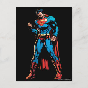 Superman  - Hand in fist Postkarte