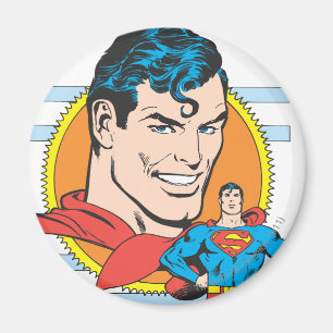 Superman Head Shot Magnet