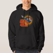 Superman Hero mit Herz Hoodie (Vorderseite)