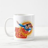 Superman Hero mit Herz Kaffeetasse (Links)