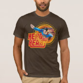 Superman Hero mit Herz T-Shirt (Vorderseite)