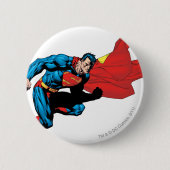 Superman in Schatten 2 Button (Vorderseite)