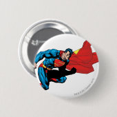 Superman in Schatten 2 Button (Vorne & Hinten)