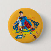 Superman Intergalactic Protector Button (Vorderseite)