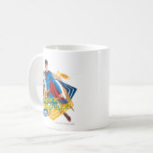 Superman Intergalactic Protector Kaffeetasse (Vorderseite Links)