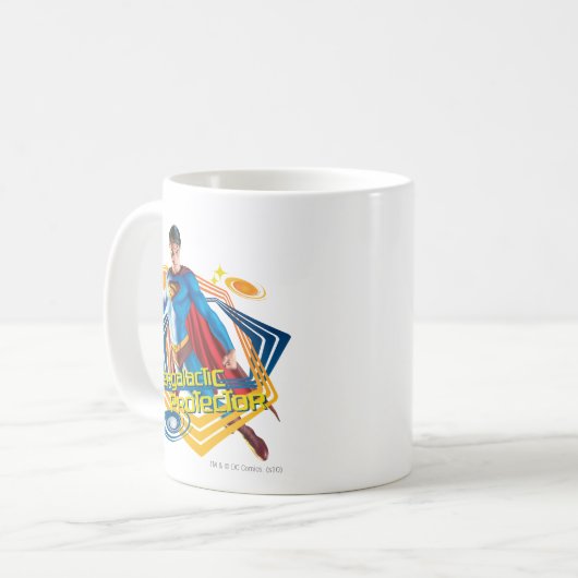 Superman Intergalactic Protector Kaffeetasse (Vorderseite Links)