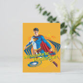 Superman Intergalactic Protector Postkarte (Stehend Vorderseite)