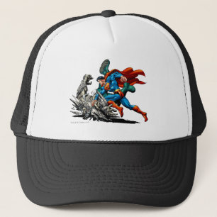 Superman-Kampfmonster Truckerkappe