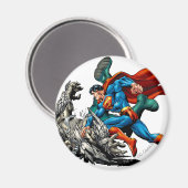 Superman kämpft Monster Magnet (Vorderseite/Rückseite)