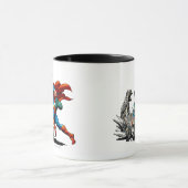 Superman kämpft Monster Tasse (Zentrum)