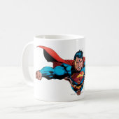 Superman-Kap-Fliegen Kaffeetasse (Vorderseite Links)