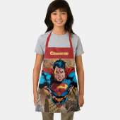 Superman-Kap-Fliegen Schürze (Insitu)