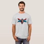 Superman-Kap-Fliegen T-Shirt (Vorne ganz)