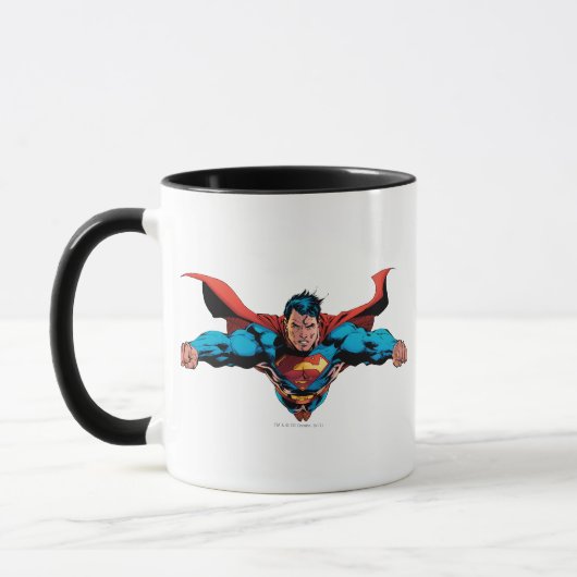 Superman-Kap-Fliegen Tasse (Links)