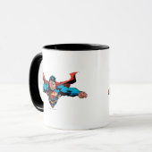 Superman-Kap-Fliegen Tasse (Vorderseite Links)