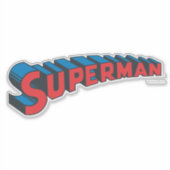 Superman | Klassisches Logo Aufkleber (Vorderseite)
