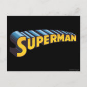 Superman | Klassisches Logo Postkarte (Vorderseite)