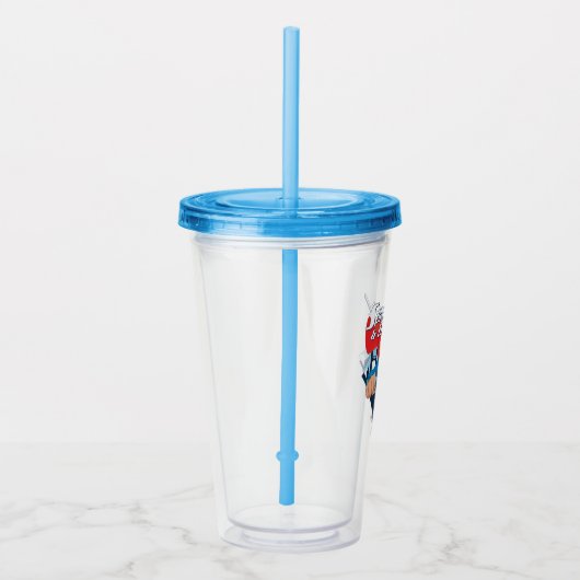 Superman & Krypto Soar Acryltrinkbecher (Rechts)