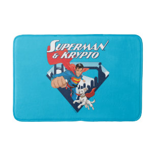 Superman & Krypto Soar Badematte