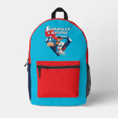 Superman & Krypto Soar Bedruckter Rucksack (Vorderseite)