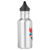 Superman & Krypto Soar Edelstahlflasche (Links)