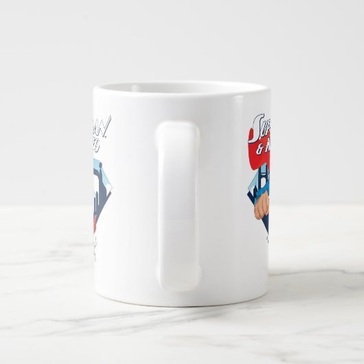Superman & Krypto Soar Jumbo-Tasse (Rückseite)