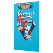 Superman & Krypto Soar Klemmbrett (Links)