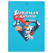 Superman & Krypto Soar Klemmbrett (Rückseite)