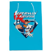 Superman & Krypto Soar Mittlere Geschenktüte (Vorderseite)