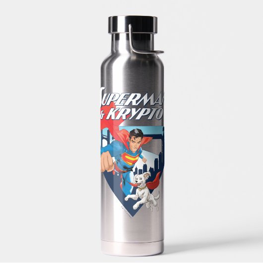 Superman & Krypto Soar Trinkflasche (Links)