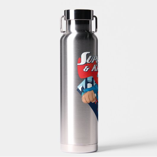 Superman & Krypto Soar Trinkflasche (Vorne)