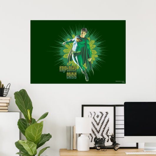 Superman Kryptonite-Krise Poster (Heimbüro)